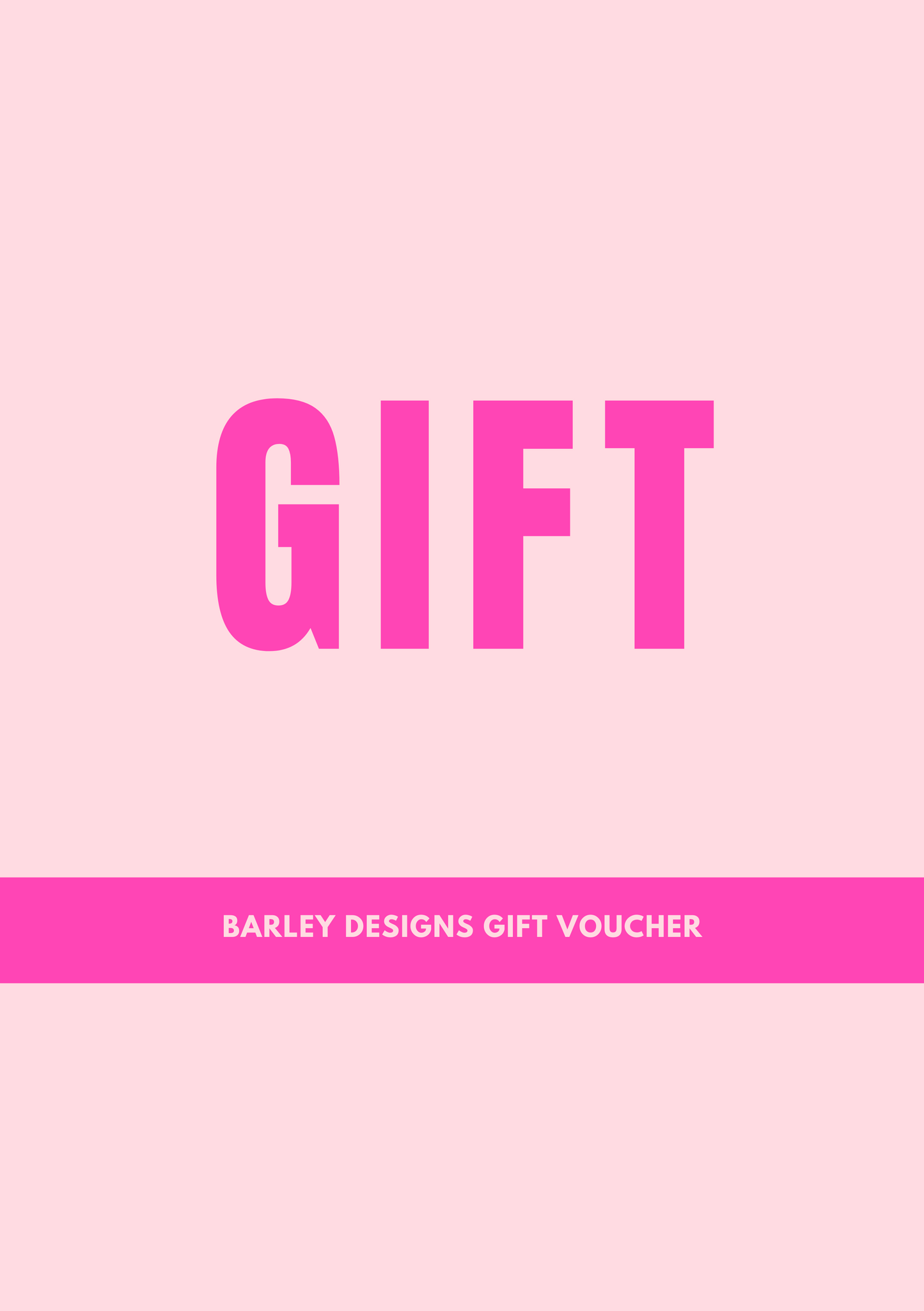 Barley Designs gift card