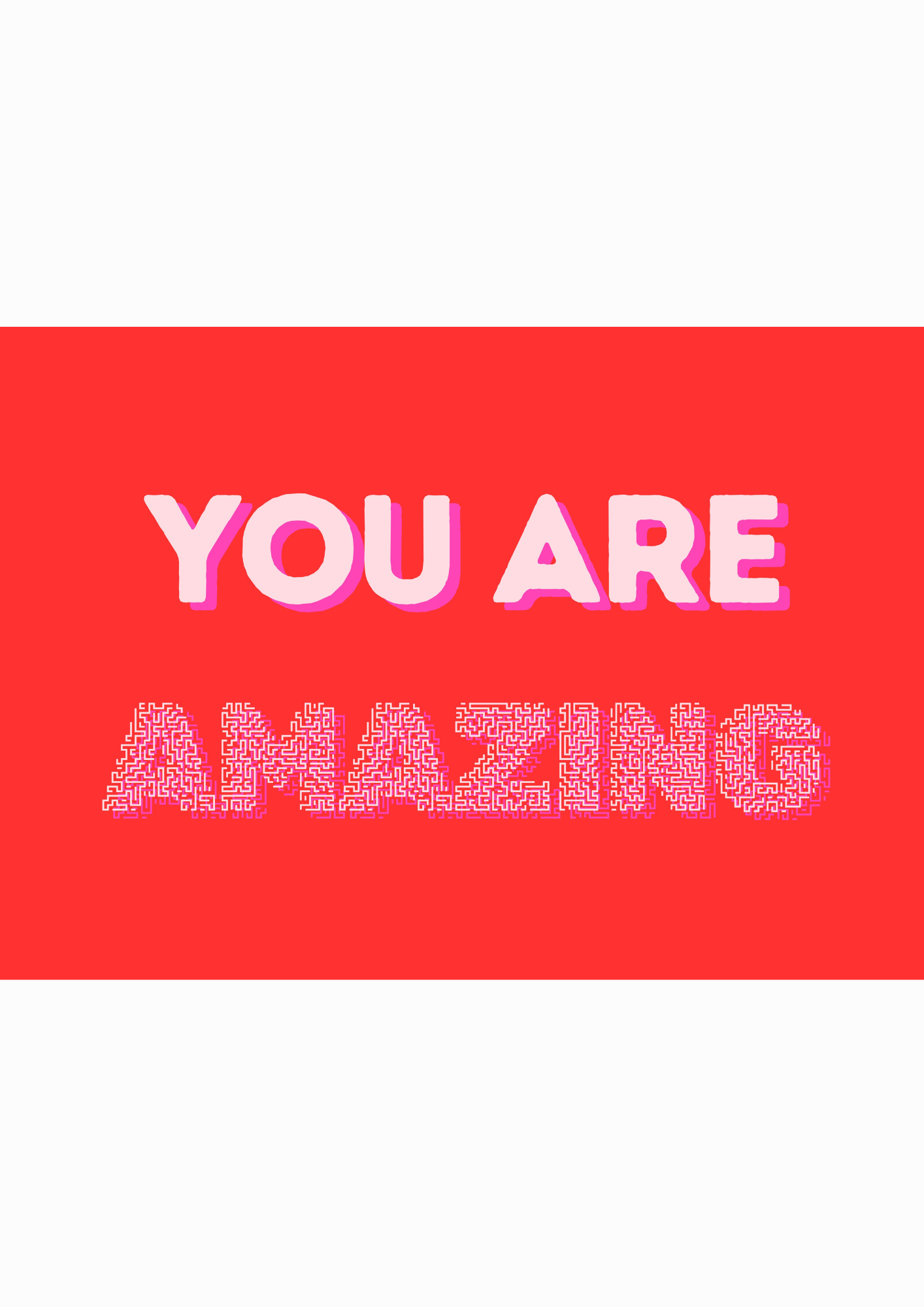 You are amazing